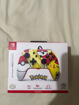 Mando Pro Pokémon Switch Rojo SIN ABRIR