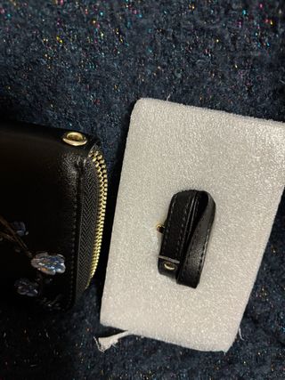 Cartera, monedero y tarjetero con flores
