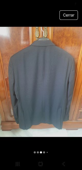 Traje de caballero gris