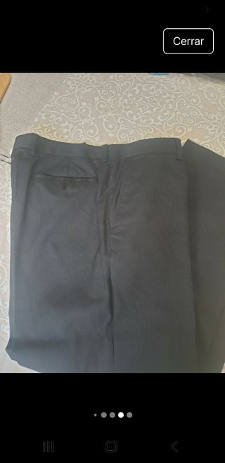 Traje de caballero gris