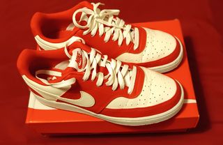 Zapatillas Nike Court Vision Low Rojas y Blancas