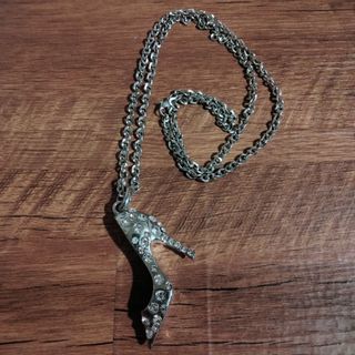 Collar tacón zapato con brillantes