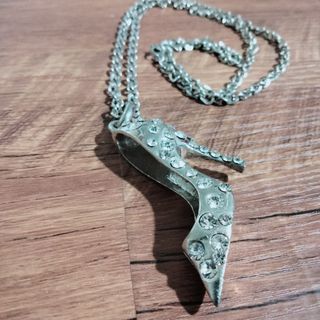 Collar tacón zapato con brillantes