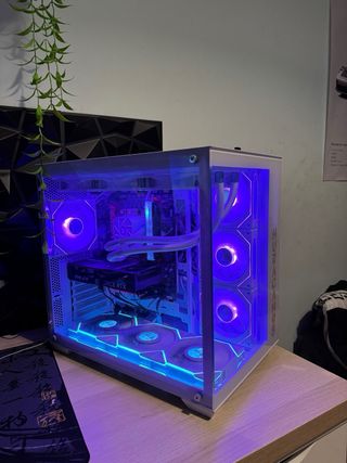 Ordenador Gaming Intel Core i7 Blanco/Morado