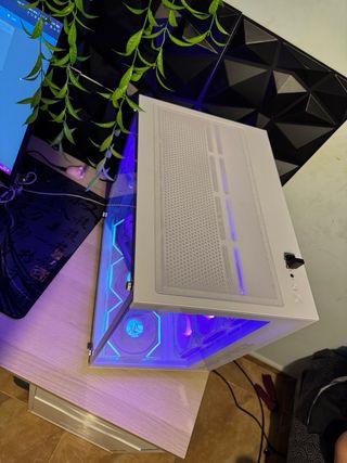 Ordenador Gaming Intel Core i7 Blanco/Morado