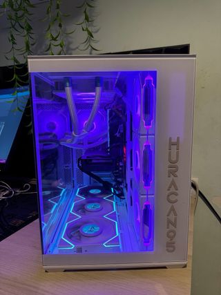 Ordenador Gaming Intel Core i7 Blanco/Morado