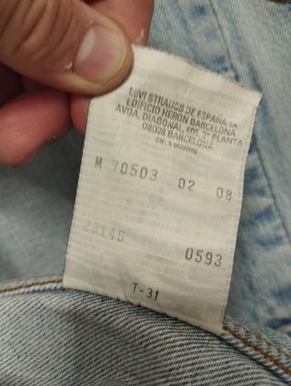 Cazadora Vaquera Levi's Azul 70503 02