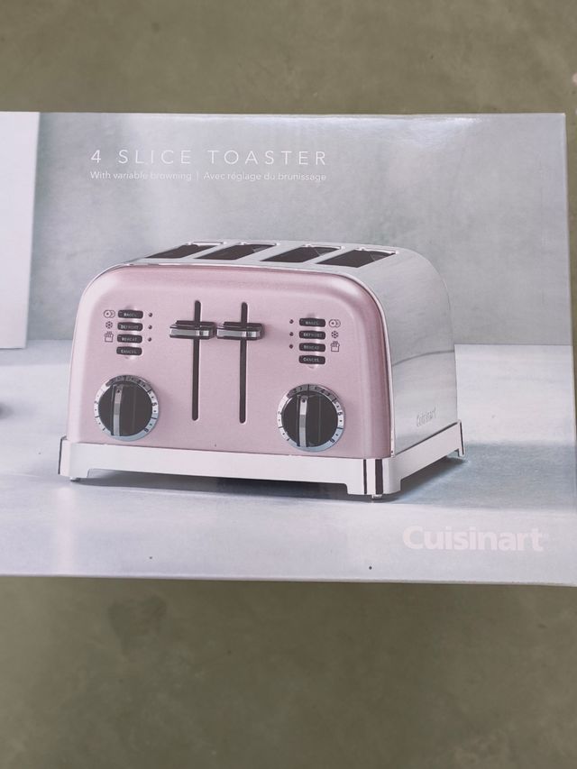 Tostadora Cuisinart 4 Ranuras Rosa
