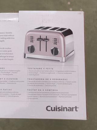 Tostadora Cuisinart 4 Ranuras Rosa