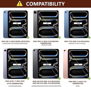 E NET-CASE Funda iPad A16 11Gen 11'' 10Gen 10,9''