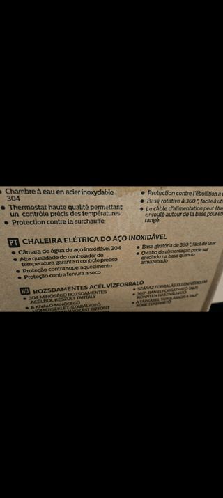 Chaleira Elétrica Aigostar Nova