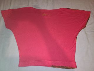 Camiseta Desigual Multicolor y Rosa