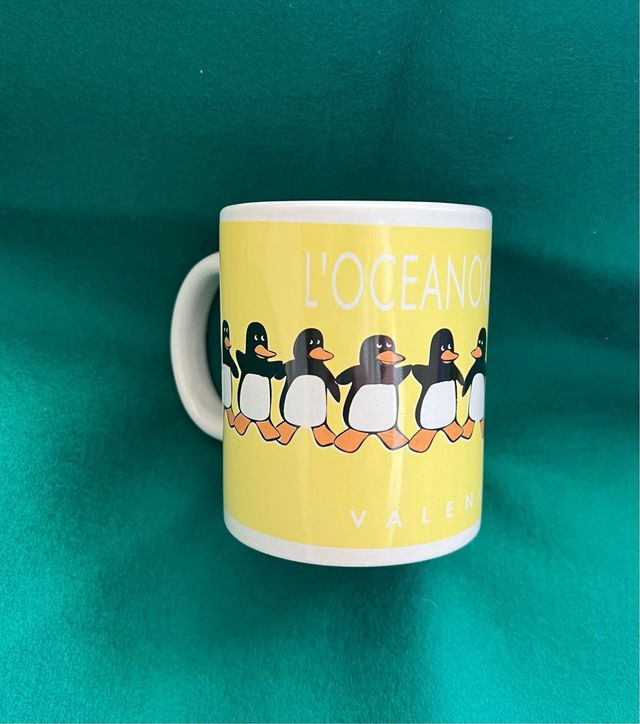 Taza pingüinos L’oceanografic Valencia