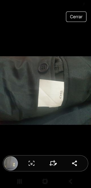 Americana de caballero azul