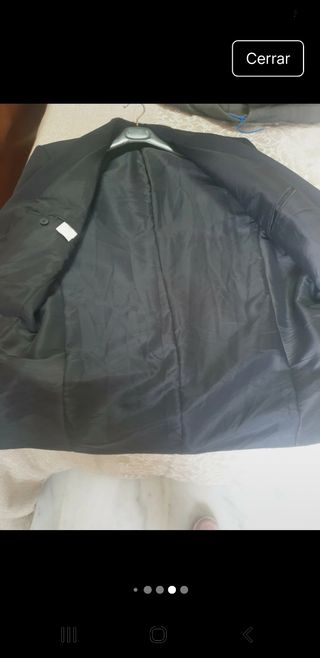 Americana de caballero azul