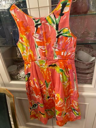 Vestido Adolfo Dominguez Talla 40 Flores