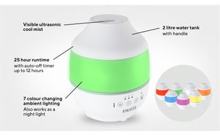 Humidificador HoMedics Niebla Fría Blanco/Teal