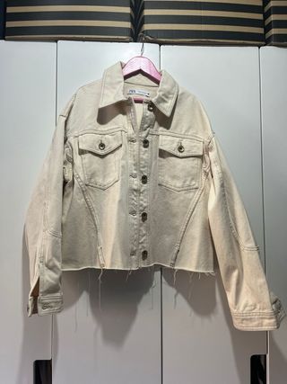 Cazadora Zara Beige Talla XS