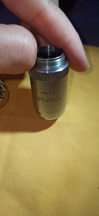 LEITZ Lote 4 objetivos microscopio
