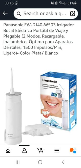 Boquillas irrigador Panasonic EW-DJ40-W503