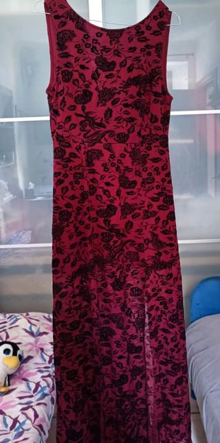 Abito lungo bordeaux Forever 21