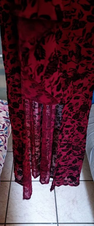 Abito lungo bordeaux Forever 21