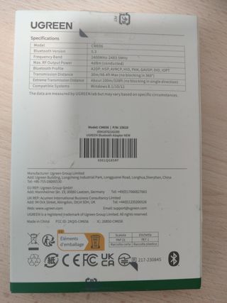 Adaptador Bluetooth 5.3 UGREEN