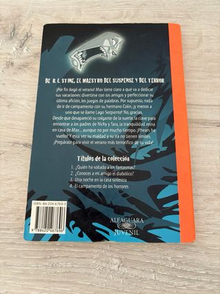 Libro El campamento de los horrores