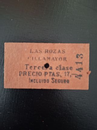 Billetes antiguos Tren La Robla Lote 18