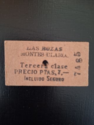 Billetes antiguos Tren La Robla Lote 18