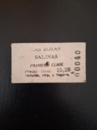 Billetes antiguos Tren La Robla Lote 18