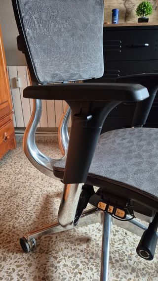 Silla oficina ergonómica despiece