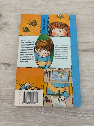 Libro Pablo Diablo y los piojos