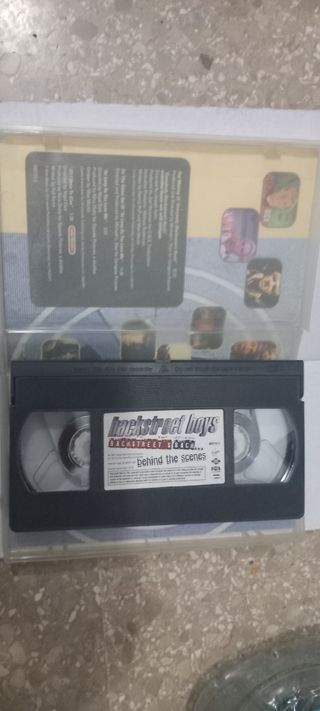 Película VHS Backstreet Boys Behind the Scenes