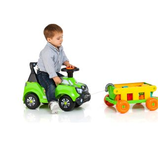 Correpasillos verde con manillar