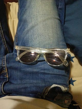 Gafas de sol hombre lentes naranjas
Pago en mano