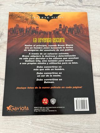 Libro Batman Begins