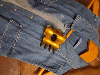 Chaleco vaquero fino Pull&Bear azul