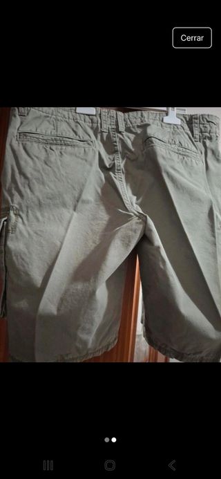 Pantalones cortos hombre verde