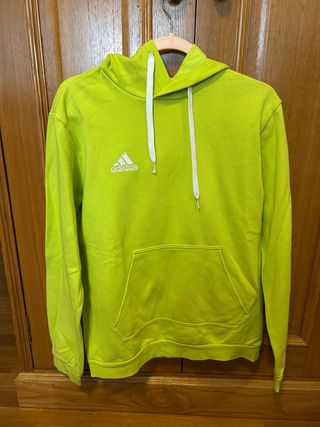 Sudadera Adidas Talla S Verde Flúor
