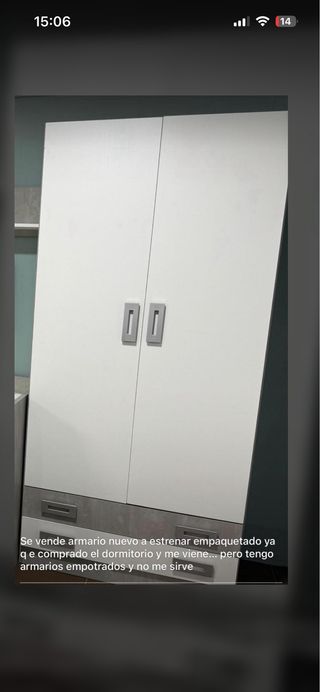 Armario nuevo 2 puertas
