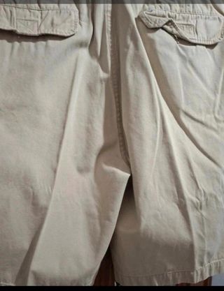 Pantalones cortos cargo hombre beige