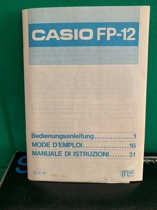Impresora Térmica Casio FP-12S Mini