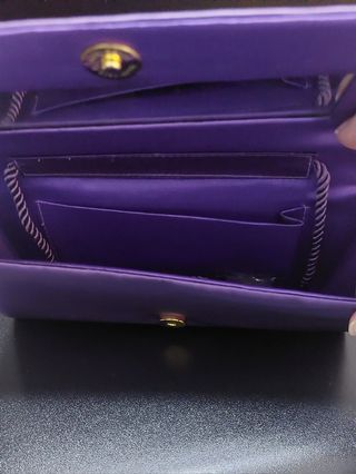 Bolso/cartera morado Pilar Burgos