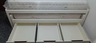 Cama Nido Doble Blanca Nueva.