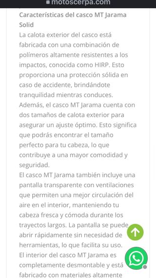 Casco Integral MT Jarama Azul Mate XL