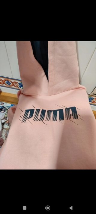 Sudadera Puma Talla 15-16 Rosa