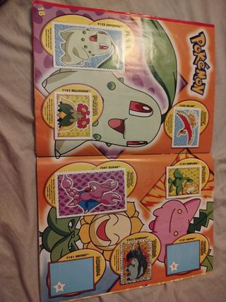 Álbum de Cromos Pokémon 2001 Merlin