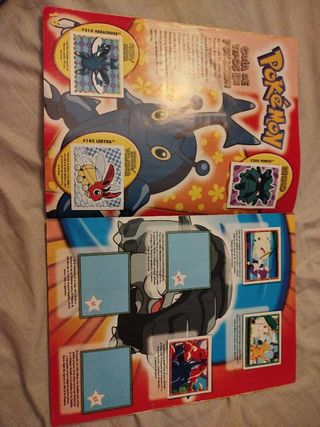Álbum de Cromos Pokémon 2001 Merlin