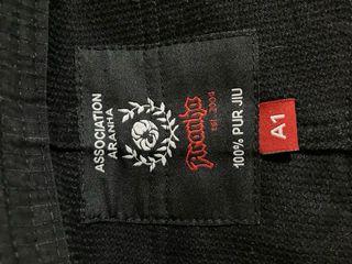 Kimono Aranha Barcelona Negro Jiu Jitsu